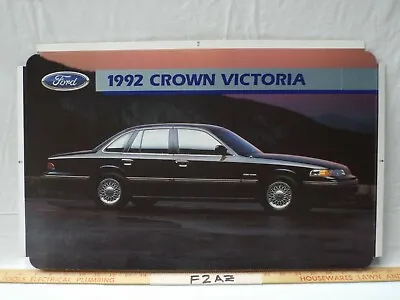 Dealer Showroom Sign/Promotional Poster 1992 Ford Crown Victoria Dealership 4.6L • $399.99