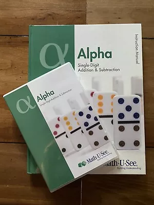 Math U See Alpha Instruction Pack DVD And Manual • $7