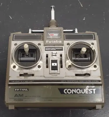Used - Futaba Conquest - FP-T4NL - Hobby Controller Transmitter Un-Tested • $14.99