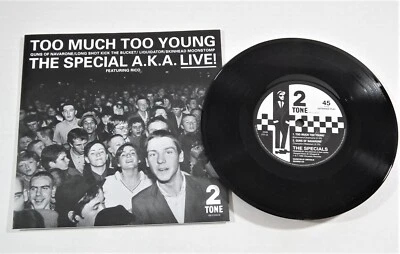 £23 • Buy The Specials Too Much Too Young Paper Labels Vinyl 7  Single SKA Two Tone TT7 NM