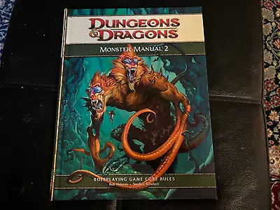 Dungeons And Dragons Monster Manual 2 4th Edition Hardcover Book • $33.25