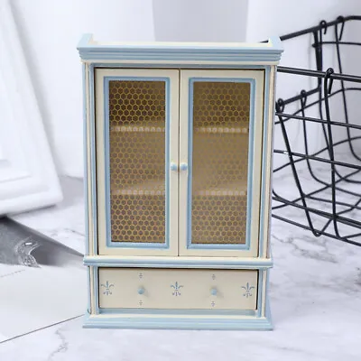 1:12 Dollhouse Miniature Kitchen Furniture White Cupboards Display Cabinet F_ex • $16.10