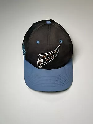 Vintage Washington Capitals Hat Mens Snapback Blue Black Twill 90s Hockey NHL • $22.49