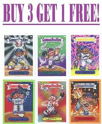 2023 Topps GPK X MLB 3 - You Pick - BASE/INSERTS/NUMBERED (Garbage Pail Kids) • $4.49