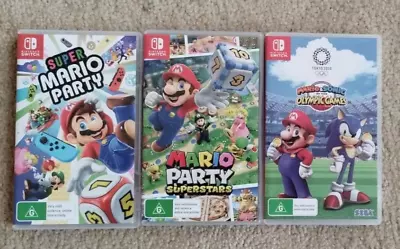 Super Mario Party & Mario Party Superstars & Olympic Games Nintendo Switch Games • $200