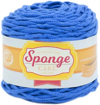 Lion Brand Sponge Cake Yarn-Royal Blue • £11.42