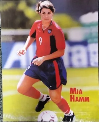 Mia Hamm Soccer Poster 16x20 • $14.99