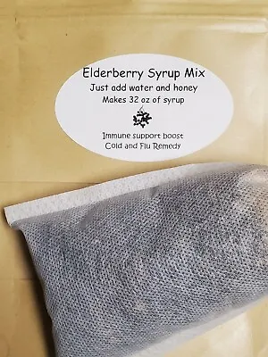 $23.99 • Buy Elderberry Syrup Kit In A Brewing Bag~makes 32 Oz ~ Organic Ingredients