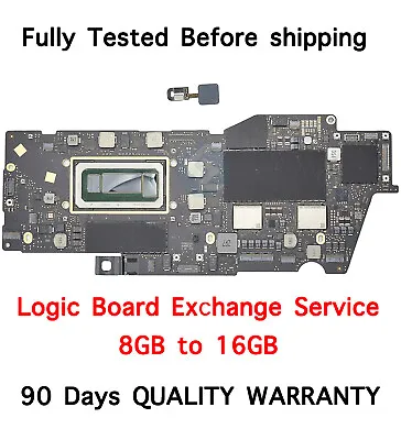 Exchange MacBook Pro 13  A2289 I7/i5 8GB To 16GB Logic Board 820-01987-A • $120