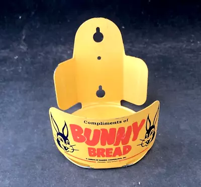 Vintage BUNNY BREAD STRING HOLDER Rare Old Advertising Sign • $7.50