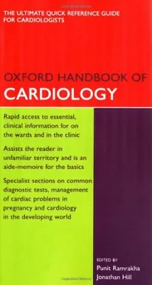 Oxford Handbook Of Cardiology (Oxford Medical Handbooks) Paperback Book The • £6.49