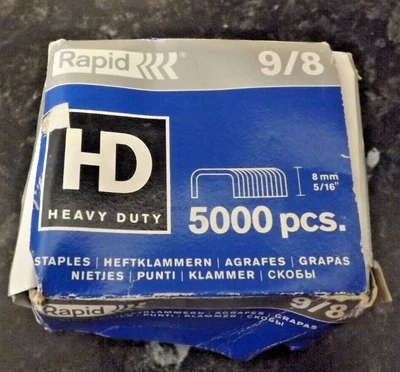£6 • Buy Rapid Staples Heavy Duty 9/8  -  Box Of 4600/5000