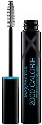 2 X Max Factor 2000 Calorie Dramatic Volume Waterproof Mascara - Black Brown New • £14