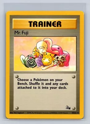 Mr. Fuji #58/62 Fossil Uncommon - Pokemon Cards D35 • $1.05