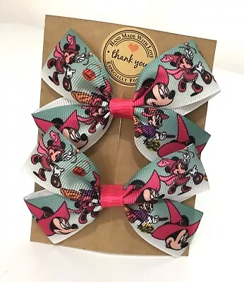 Halloween MICKEY MOUSE Hair Bow Alligator Clip/ Bobbles GIRLS Toddler Bows  • £3.85