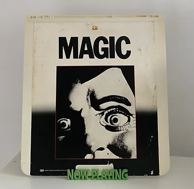 Magic Video Disc CED 1978 Great Artwork Classic Horror Film Anthony Hopkins • $12.44