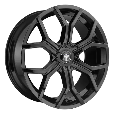 1 24 Inch Black Wheels Rims Ford F150 Expedition 6x135 Lug DUB S208 Royalty NEW • $551