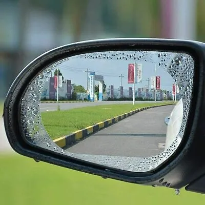 £3.99 • Buy Rainproof Car Wing Mirrors Anti-fog Protective Film Sticker Rain Shield 2 Pcs UK