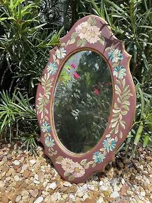 Hand Paint Wall Mirror Vintage • £43.43