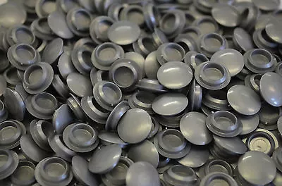 £1.99 • Buy Silver Grey 10mm Hole Cover Caps M10 Drill Blanking Kitchen Cabinet Furniture