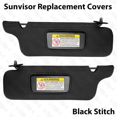 Sun Visor Replacement Cover Driver Passenger Repair For 94-04 Ford Mustang Black • $42.99