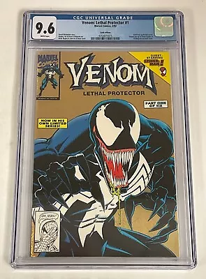 Venom Lethal Protector #1 Marvel 1993 Gold Edition CGC 9.6 WHITE Pages • $202.50