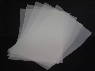 20 X Vellum Translucent Tracing Paper Inserts For A6 Cards 110gsm 144 X 206mm  • £5.46