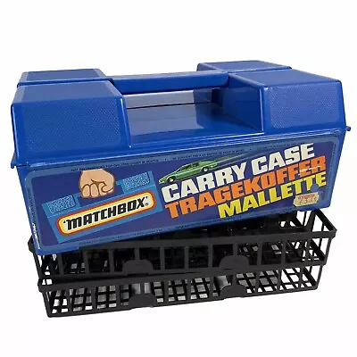 Vintage 1981 Matchbox Collectors Carry Case + 2 Storage Trays For Vehicles Cars • £9.99