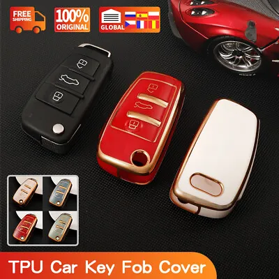 2024 Remote Car Key Fob Cover Case Keychain For Audi A1 A3 A6 Q2 Q3 Q7 TT TTS S3 • $10.50