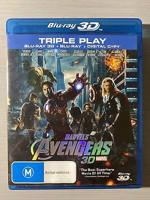 The Avengers | 3D + 2D Blu-ray + Digital Copy (Blu-ray 2012) - Like New • $9.95