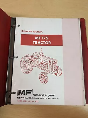 Massey Ferguson MF 175 Tractor Factory Parts Book Manual • $59.63