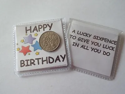 £2.95 • Buy Birthday Lucky Sixpence 18th 21st 25th 30th 35th 40th 45th 50th