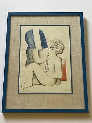 Horst Antes Lithograph Rare Signed Edition German Expressionist Cubism Modernist • $1100