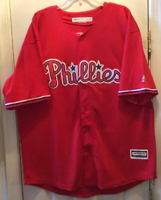 Andrew McCutchen Phillies Majestic Cool Base Stitched Jersey Size XXL • $54.99