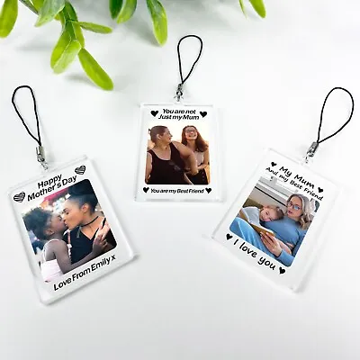 Personalised Mothers Day Gifts For Her Birthday Gift For Mum Photo Keyring Mummy • £7.99