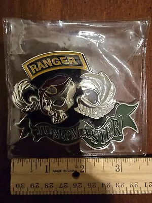 ** RARE US Army Airborne Ranger 21st Military Police Company Coin LARGE NEW ** • $50