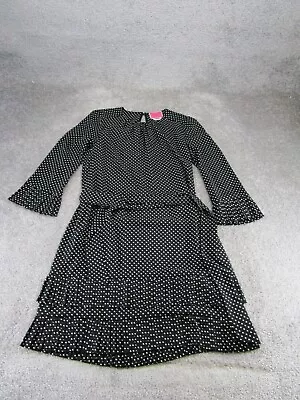 Kate Spade New York Dress Womens 2 Black Polka Dot • $31.49