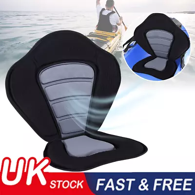 Adjustable Kayak Seat Paddle Cushion Board Back Rest Rest Back Support Cushion • £22.99