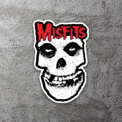 Misfits Skull Vinyl Sticker 4  Tall - Includes Two Stickers • $5.99