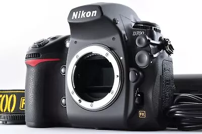 Nikon D700 12.1 MP Digital SLR Camera Black SC1690 W/Battery Near Mint Fm Jp #23 • $912.32