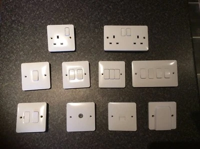 £6.10 • Buy Hager Sollysta Range Sockets, Switches & Accessories ** MULTI BUY  DISCOUNT **