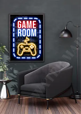 Gamer Xbox Playstation Print Wall Art Poster Bedroom Decor Games Room A4 • £10.99