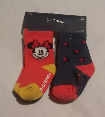 NWT Baby Gap Girls Disney Minnie Mouse Socks 4 Pack 6-12 Months • $9.99