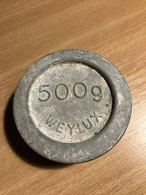 WEYLUX -FLAT Cast Metric Disc Scale Weights  - 500 Grams • £4