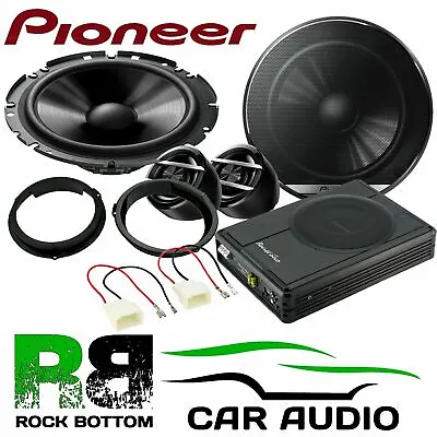 Ford Transit Custom 2010 On Pioneer PG Front Car Speakers & 300W Underseat Kit • £234.95