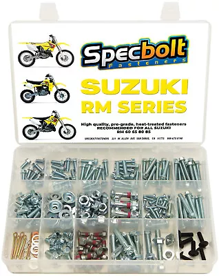 Bolt Set Suzuki RM60 RM65 RM80 RM85 RM125 RM250 ENGINE PLASTICS SEAT -L • $59.99