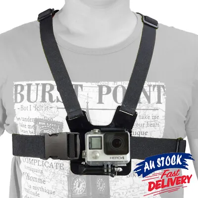 Compatible With GoPro Hero Chest Strap Elastic Harness Mount Adjustable Camera • $11.99