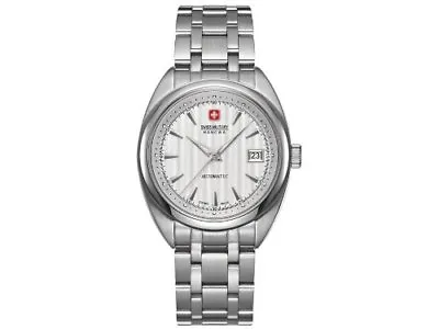 SWISS MILITARY Automatic Men's Watch Stainless Steel Made 05-5198.04.001 • £222.02