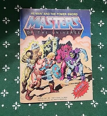 Masters Of The Universe He-Man And The Power Sword 1981 Mini Comic  • $49.99