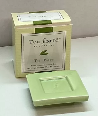 2 Tea Forte Ceramic Tea Bag Rests Holders • $4